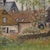 Dutch Artist, View of Houses in Impressionist Style, 1950, Oil on Canvas For Sale - Image 12 of 13