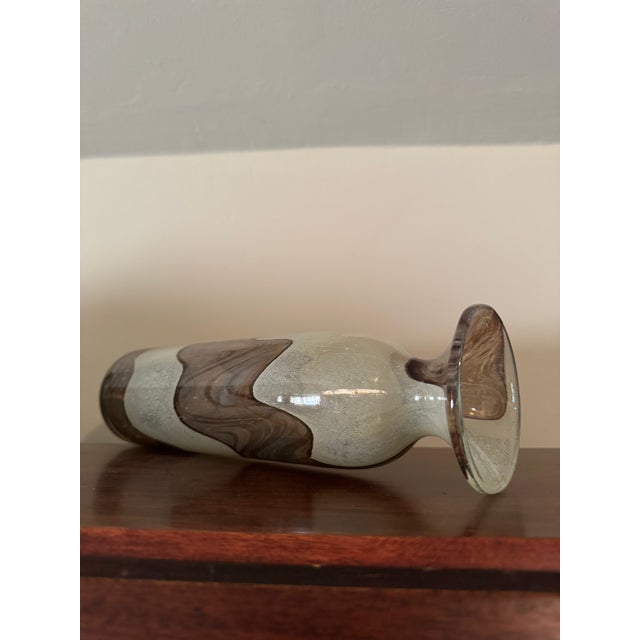 Mdina “Earthtones” Swirl Vase by Michael Harris For Sale - Image 6 of 9