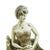 Princess Diana, Bronze & Gold Gilded Sculpture -Adorned With Diamond & Sapphire Jewelry For Sale