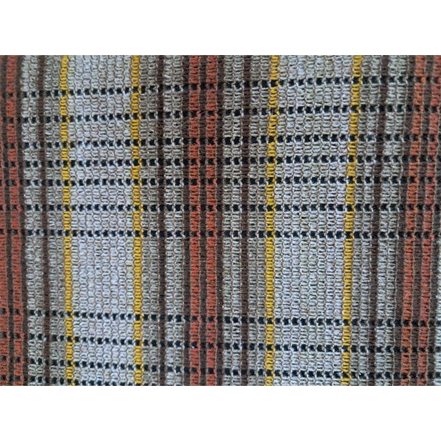 Mid-Century Modern East German Beech Dining Chairs with Plaid Upholstery, 1980s, Set of 2 For Sale - Image 17 of 18