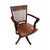 Bentwood Captains Chair with Swiveling Base For Sale - Image 9 of 9