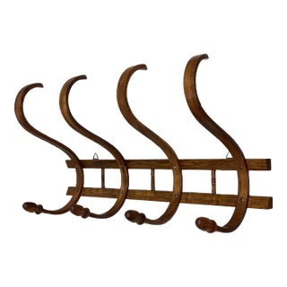 Vintage Spanish Style Bentwood Hat Rack Wall Hook For Sale