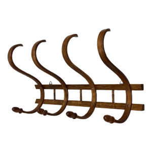 Vintage Spanish Style Bentwood Hat Rack Wall Hook