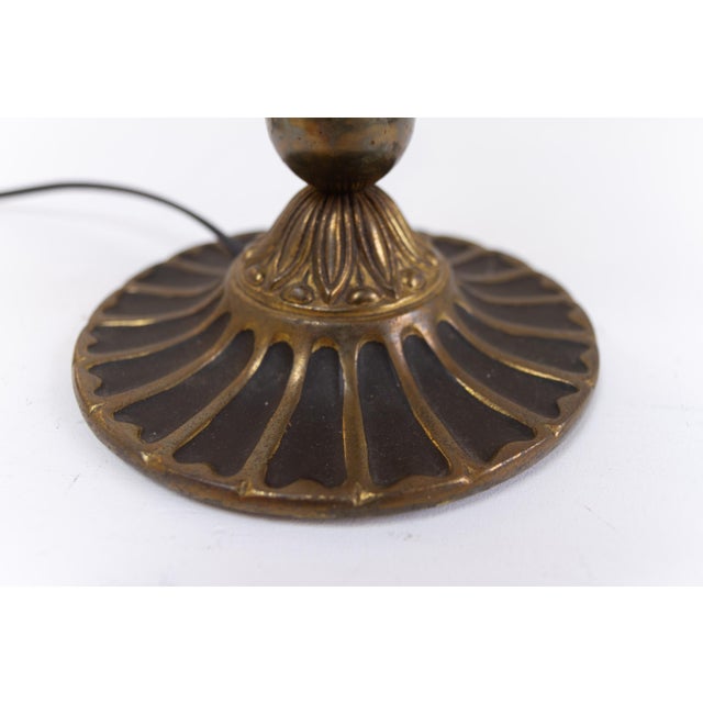 1920s Art Deco Danish Brass Table Lamp, 1930s For Sale - Image 5 of 15