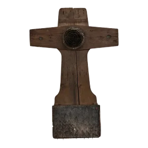 Antique Outsider Assemblage With Primitive Hatchels