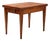 Directoire Walnut Table with Maple Inlay For Sale