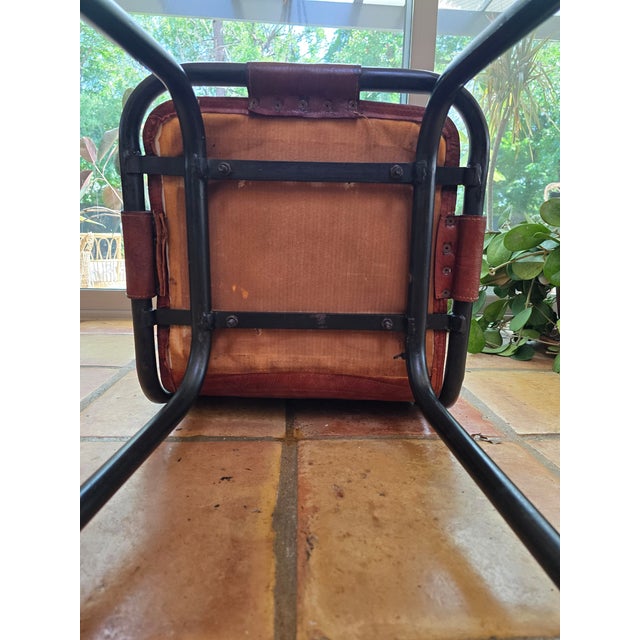 1960s Pair of Leather Bar Stools For Sale - Image 15 of 18