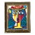 Vintage Original Homage to Picasso Oil on Canvas For Sale
