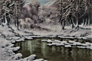 Joseph Dande, Enchanted Winter, Circa 1960