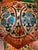 Antique Hand-Painted Vellum Bedroom Table Lamp, South Asia, 1930 For Sale - Image 12 of 17