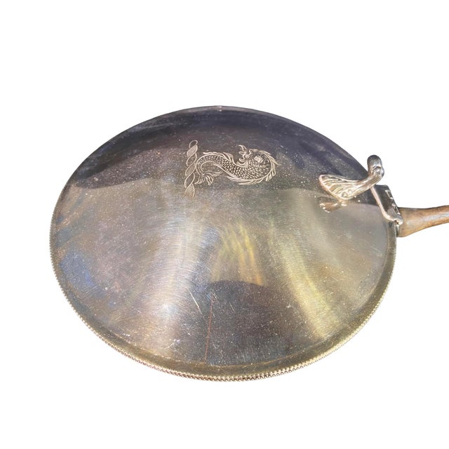 Mid 20th Century Sheffield Silver Silent Butler Crumb Catcher