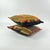 Yellow Early 20th Century Pair of Kente Cloth Throw Pillows Ghana For Sale - Image 8 of 9