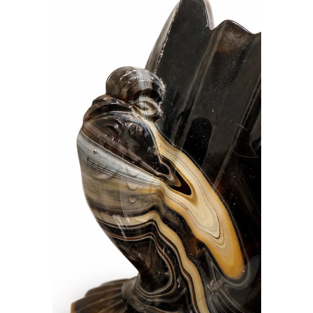 Art Deco Lithyaline Glass Centrepiece Bowl from STS Abel Zagreb, 1930s For Sale - Image 3 of 10