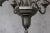 1940s French Small Pewter Finish Chandelier For Sale - Image 4 of 12