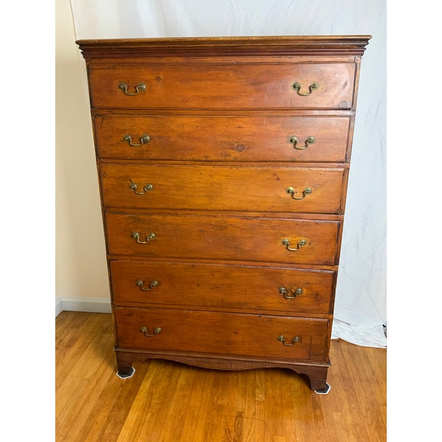 18th Century Chippendale Tall Chest For Sale - Image 12 of 13