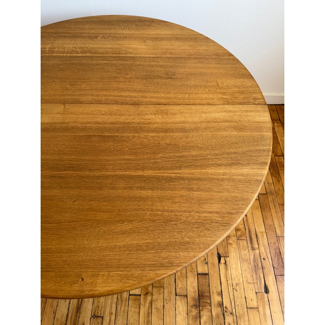 1960s Carved Danish Dining Table in the Style of Henning Kjaernulf For Sale In New York - Image 6 of 9