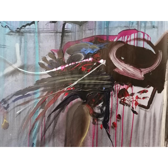 Stefano Mazzolini, Palagal, 2023, Acrylic & Oil on Canvas For Sale - Image 3 of 12