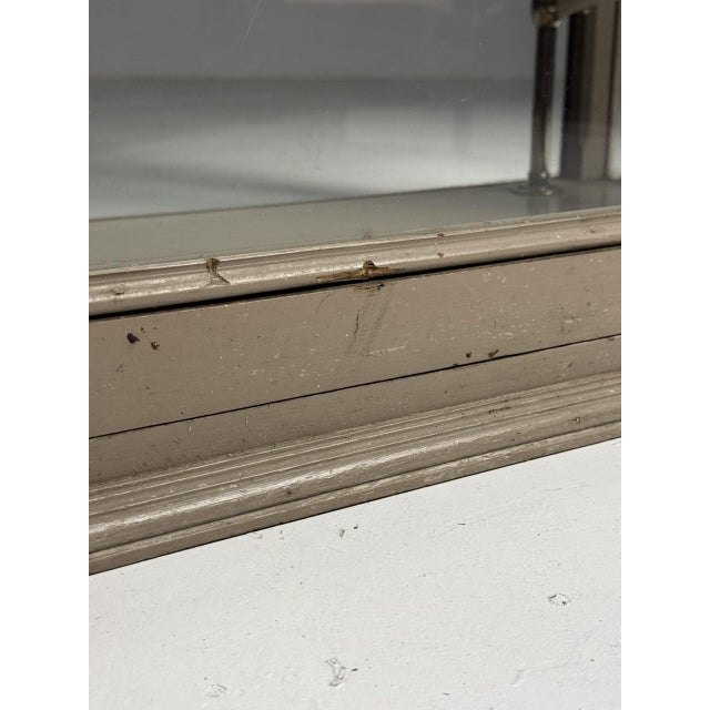 Wood French Display Cabinet in Grey, 1900s For Sale - Image 7 of 18