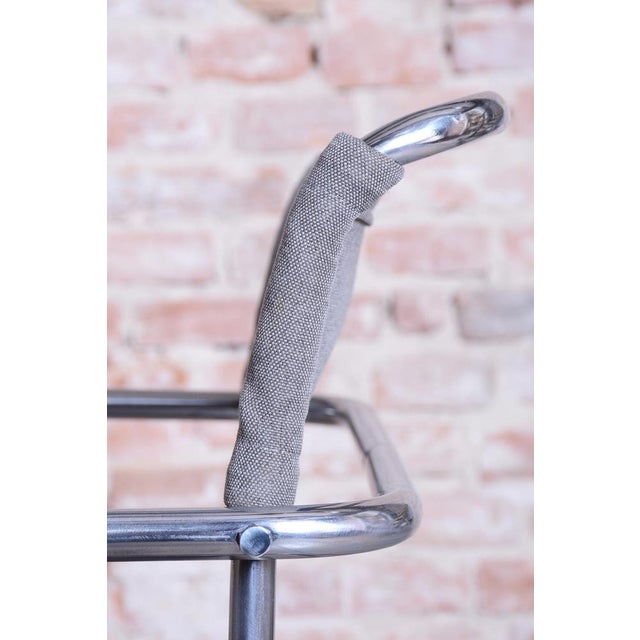 Wood Bauhaus Czech Chrome Armchair by Marcel Breuer for Thonet, 1930s For Sale - Image 7 of 18