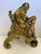 Metal Antique Bronze Figural Andirons -a Pair For Sale - Image 7 of 16