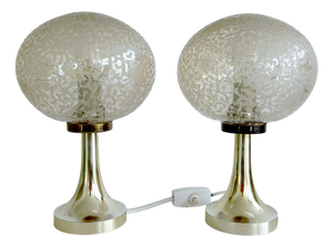 Vintage Space Age Table Lamps from Aro, 1970s, Set of 2