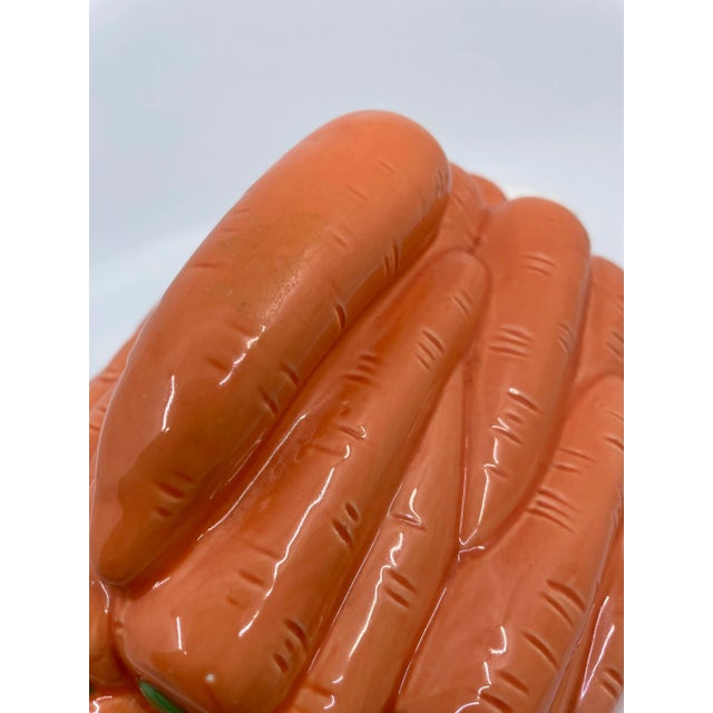 1970s 1970s Vintage Carrot and Basketweave Tureen For Sale - Image 5 of 11