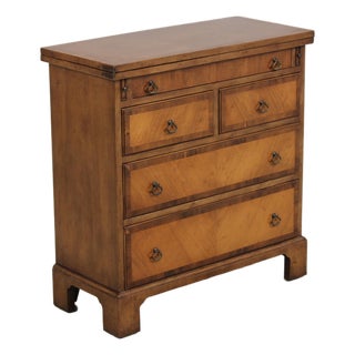 Old Colony Satinwood Mahogany Flip Top Bachelor Chest For Sale