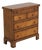 Old Colony Satinwood Mahogany Flip Top Bachelor Chest For Sale