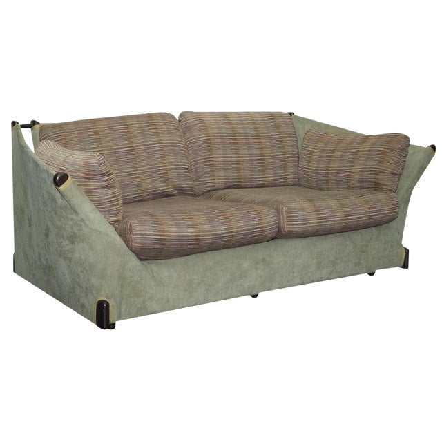 Italian Violoncello Love Seat by Piero De Martini for Cassina, Italy, 1970s For Sale