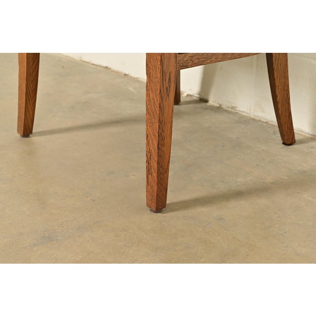 Stickley Mission Oak Arts & Crafts Side Chairs or Dining Chairs, Pair For Sale - Image 11 of 16