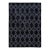 Black Modern Turkish Handmade Geometric Diamond Pattern Wool Rug For Sale
