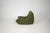 Set of Togo Lounge Chair and Pouf in Khaki Corduroy by Michel Ducaroy for Ligne Roset, 1973 For Sale - Image 6 of 18