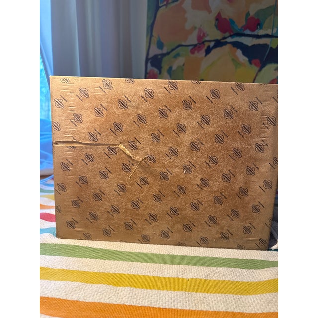 Brown Late 20th Century Agresti Firenze Briar Burl Jewelry Chest With Key - 4 Drawer Italian Luxury Box For Sale - Image 8 of 10
