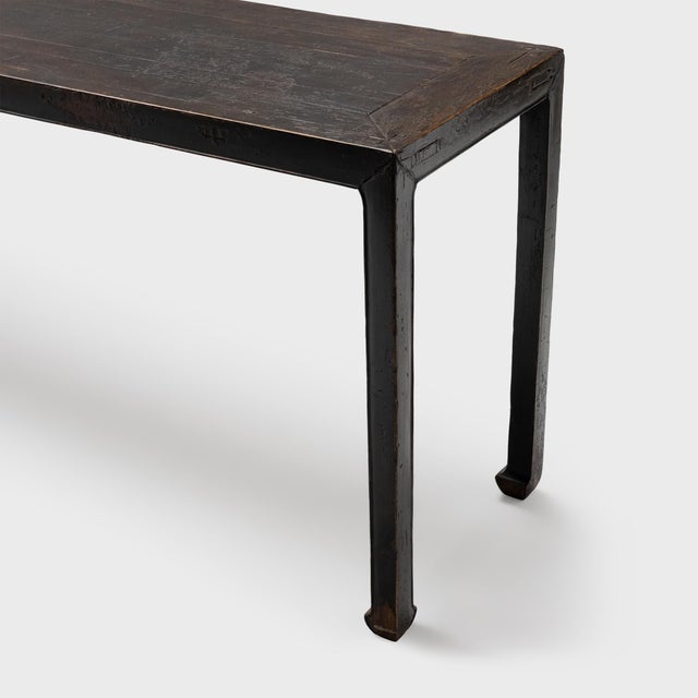 Early 19th Century Chinese in-the-Manner-of-Ming Console Table, C. 1800 For Sale - Image 5 of 5