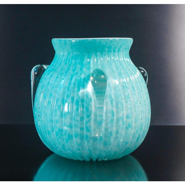 Murano Glass Bullicante Vase, 1970s For Sale - Image 14 of 18