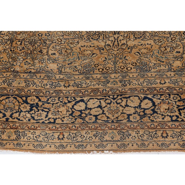 Blue Authentic Early 20th Century Persian Khorassan Rug For Sale - Image 8 of 9