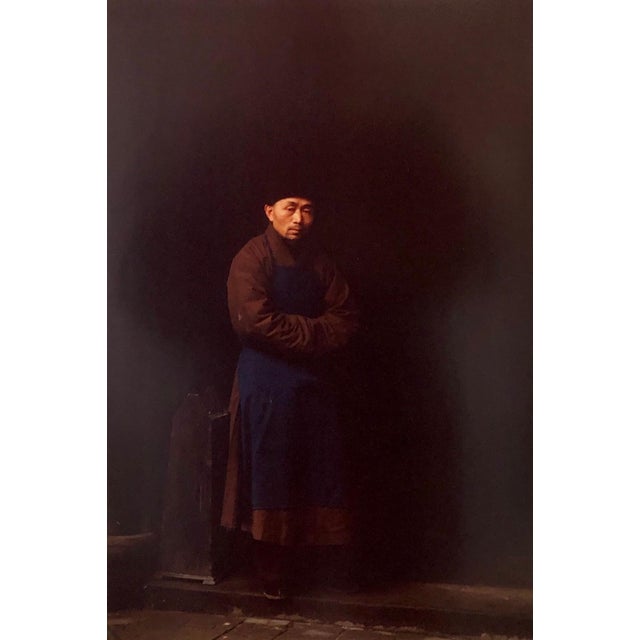 Mark Abrahamson, Vintage Photograph Cibachrome Tibetan Monk Chengdu China Portrait Photo Print, 1984 For Sale