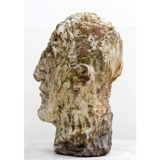 Óscar Aldonza Torres, Head Sculpture No 7, 2019, Red Stoneware with Shino Glaze For Sale - Image 9 of 18