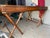 Vintage Campaign Distressed Leather Top Bamboo Executive Desk by Drexel Heritage For Sale - Image 12 of 18