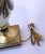 Vintage Hollywood Regency, Empire, Neoclassical Cream Enamel & Brass Urn Table Lamp For Sale - Image 10 of 10
