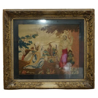 8th Century Hand Woven Silk Tapestry For Sale