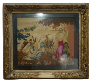 8th Century Hand Woven Silk Tapestry