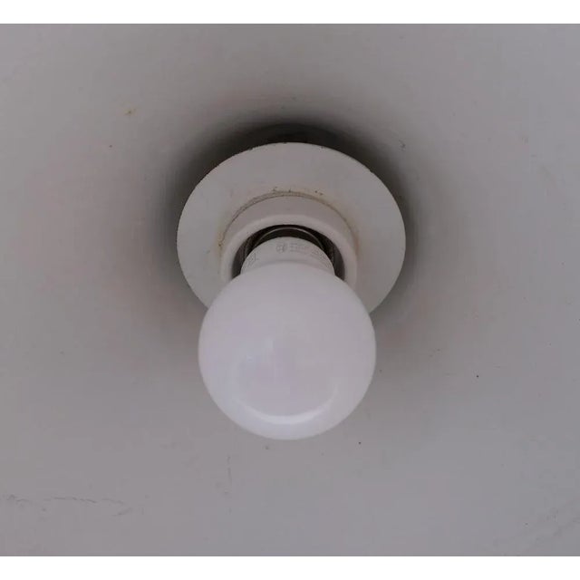 Metal White Pendant Lamp by Lisa Johansson Pape for Orno, Finland, 1958 For Sale - Image 7 of 10