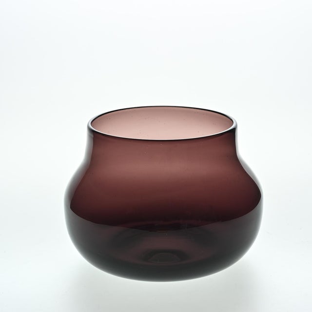 Vases with Purple Nuances by Claude Morin, 1980s, Set of 5 For Sale - Image 4 of 18