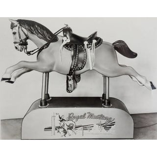 1950's Royal Mustang Kiddie Ride Photograph For Sale