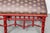Late 20th Century Vintage Faux Bamboo Pagoda Bench For Sale - Image 5 of 8
