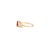 Early 21st Century Ancient Prong Set Ruby & Round Diamond Past Present Future Ring Size 5 in 14k Gold For Sale - Image 5 of 14