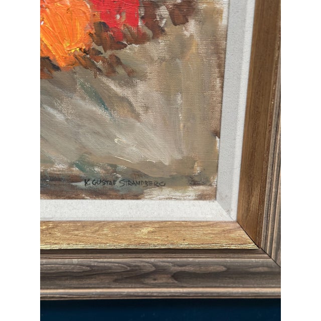 Karl Gustav Strandberg, Still Life with Kettle, 1960s, Oil Painting on Canvas, Framed For Sale - Image 9 of 18