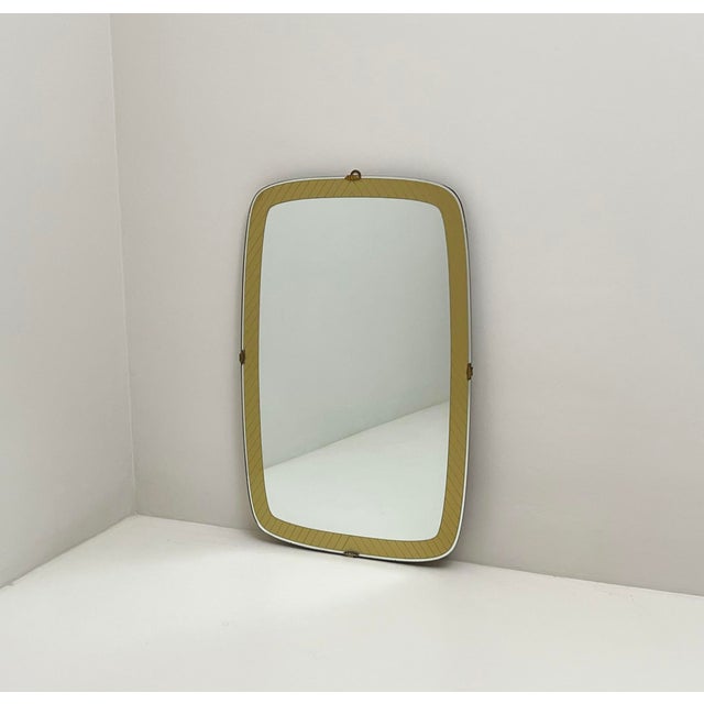 Vintage Wall Mirror, 1950s For Sale - Image 4 of 4