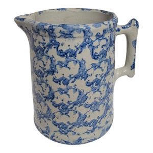 19Thc Sponge Ware Pitcher